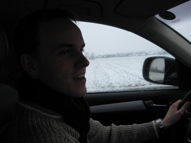 Benny bei der Anfahrt im Q5